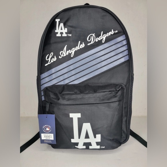 MLB Other - Brand New MLB Los Angeles Dodgers Black Laptop Sleeve Backpack